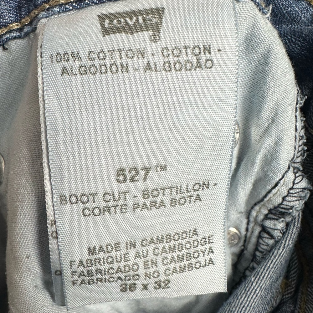 Levi’s 527 medium wash bootcut jeans size 36x32 - Picture 6 of 8